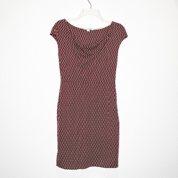 Boden Draped Neck Print Dress WW124 - Picture 2 of 9